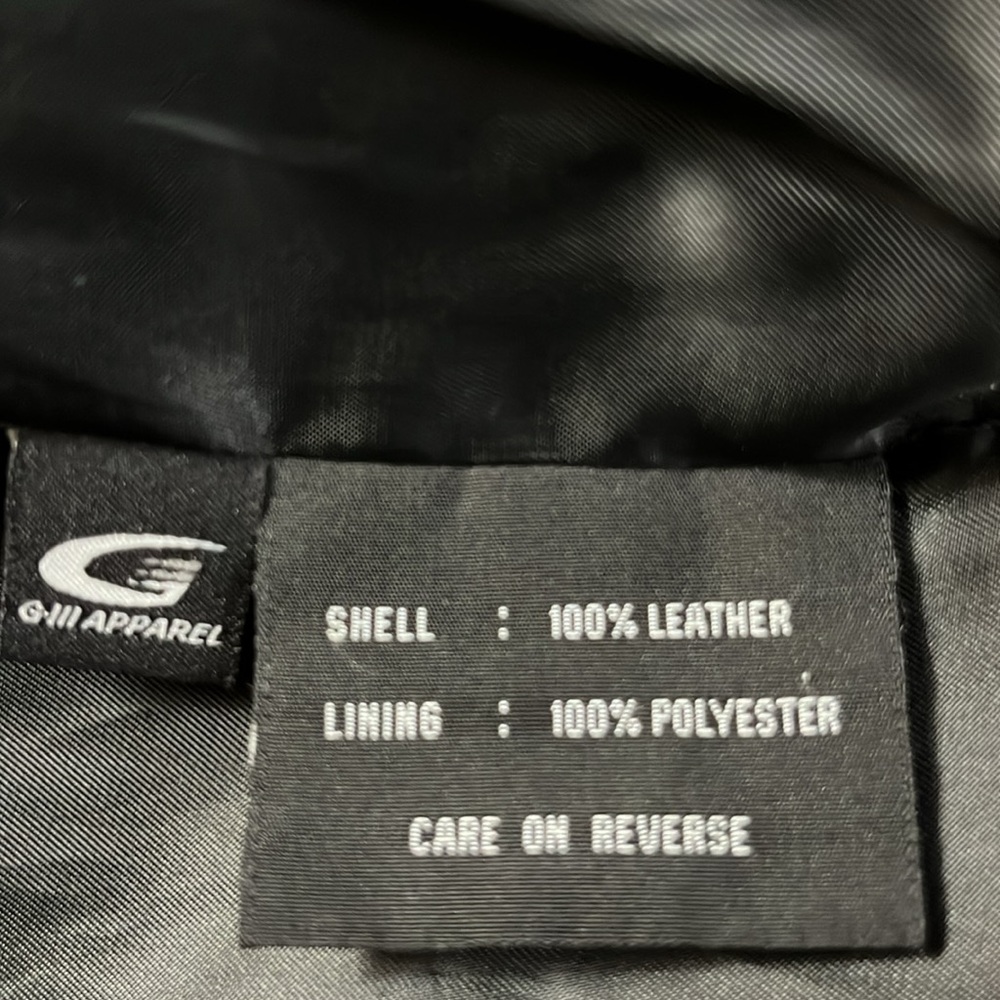 Women's Black Leather Jacket - Picture 14 of 16